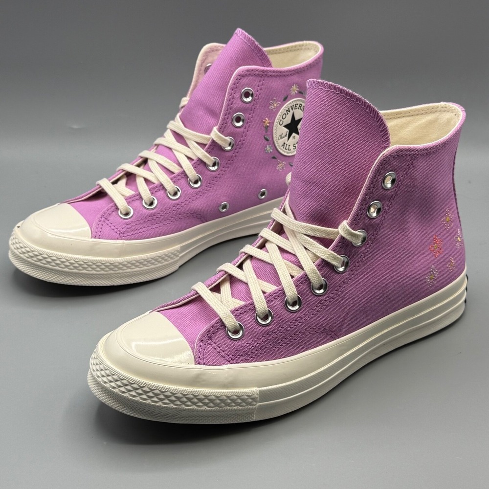 Converse Chuck 70 Women's 7.5 Hi Top Sneakers Pink Little Flowers A11561F